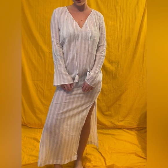 Kristensen Du Nord Sheer Kaftan Dress - Picture 2 of 4